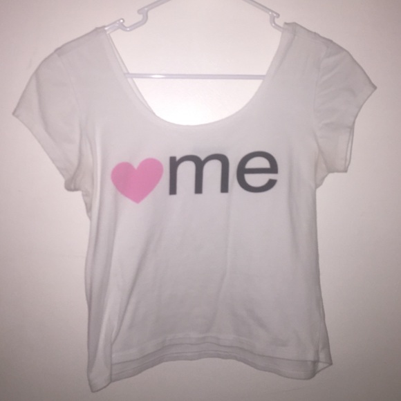 "❤️ me" crop top