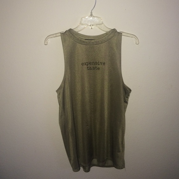 Olive Green "Expensive Taste" Shirt!