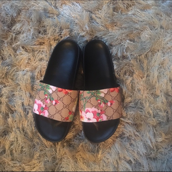 Floral inspired slippers