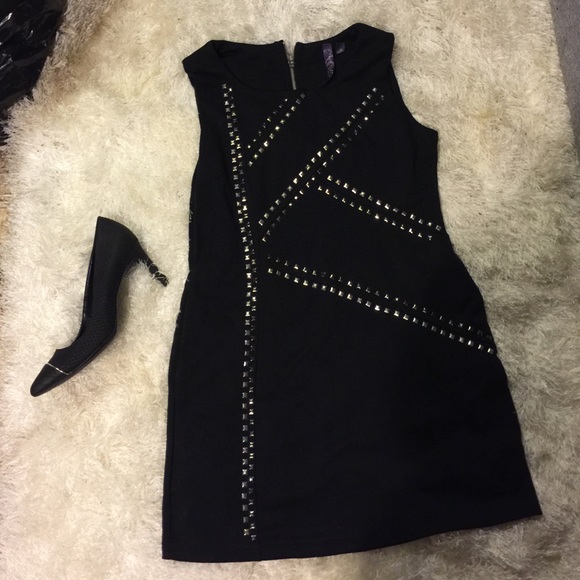 Studded little black dress! - Picture 1 of 3