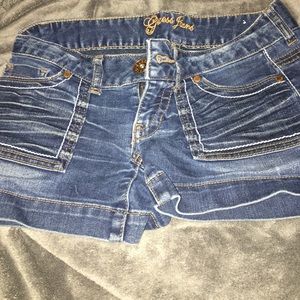 Dark wash Jean shorts