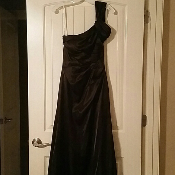Belsoie Dresses & Skirts - Black, one shoulder bridesmaid dress