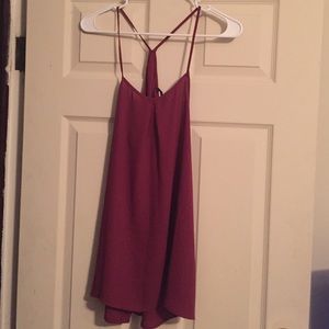 Banana Republic Burgundy High-Low Top