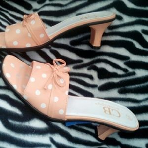 C.B. Collections pastel heels