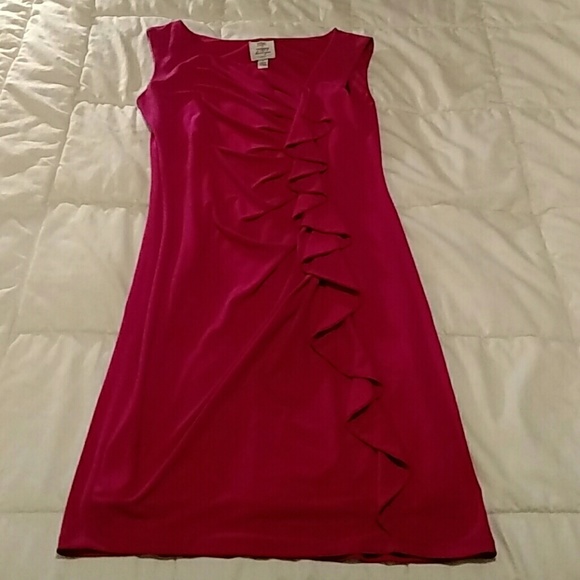 Hot pink dress