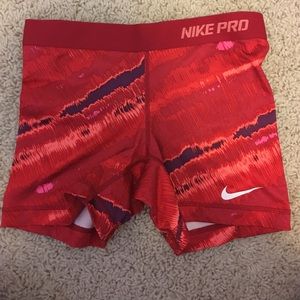 Nike pro shorts, small