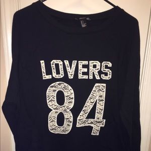 Forever 21 "Lovers" Sweatshirt