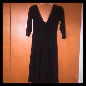 The Limited: Long sleeved black dress