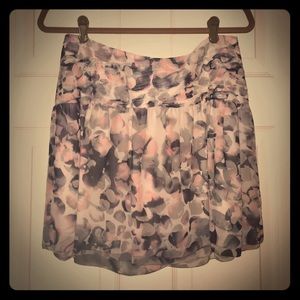 Gray and pink skirt