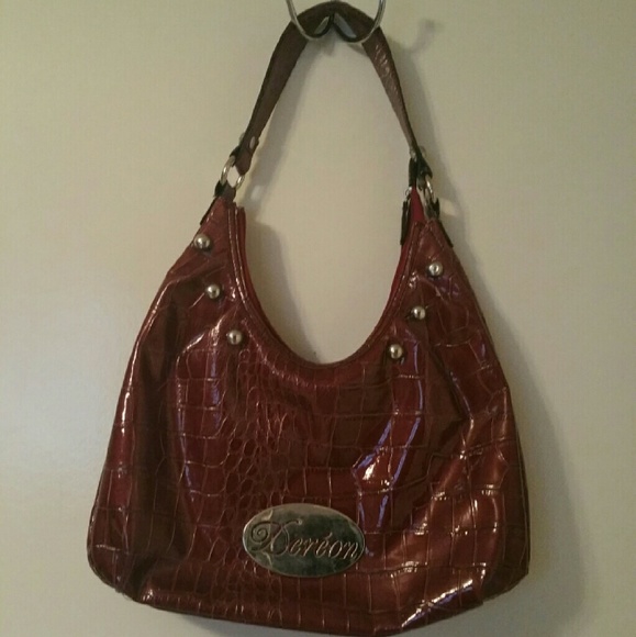 Burgandy dereon hobo purse