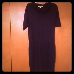 Short-sleeved, sweater dress