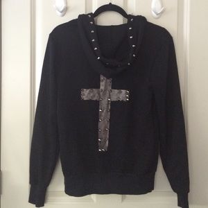 Studded cross jacket