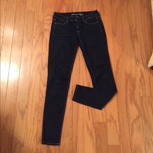 AE Jeggings & Charming Charlie Maroon Dress