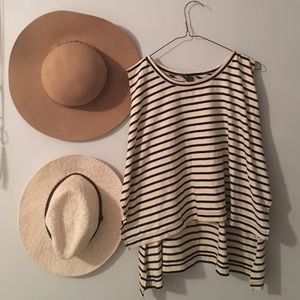 Free People Striped Muscle Tank