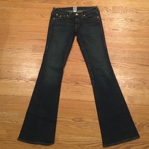 True Religion Brand Jeans size 28 flare long