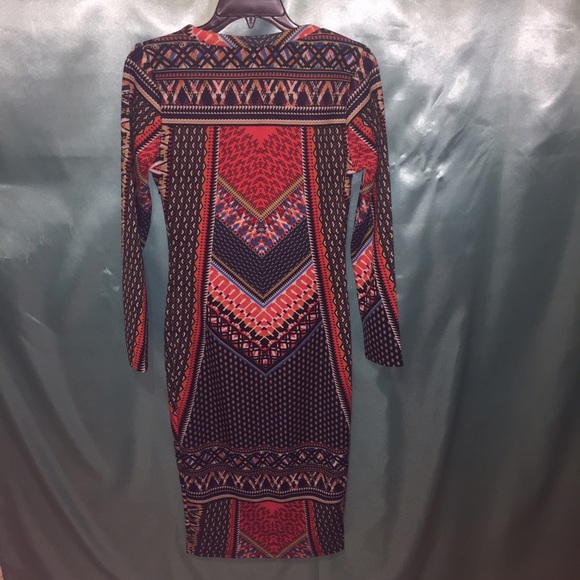 Fire Los Angeles Geometric/Tribal Print Dress - Picture 3 of 4
