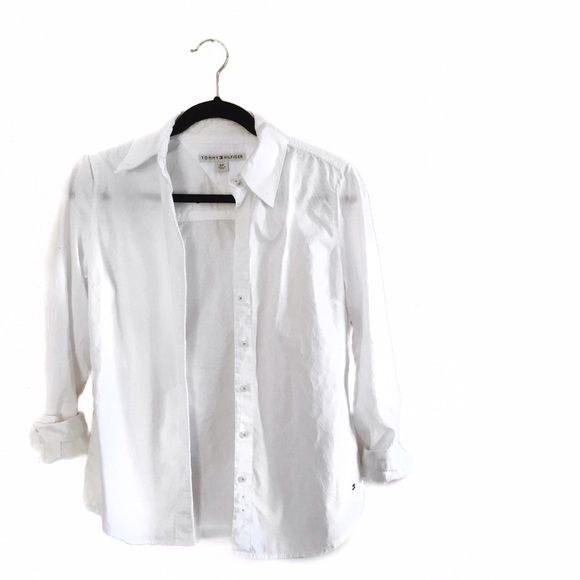 • Tommy Hilfiger • White Button Down - Picture 3 of 3