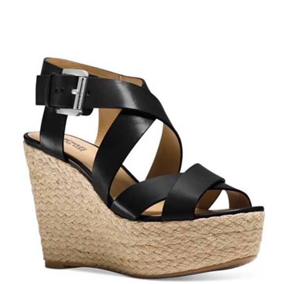 Michael Kors Shoes - Michael Kors Mid Platform Wedge Sandals