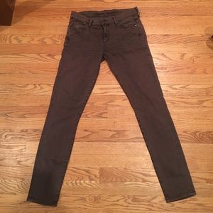 Citizens of Humanity brown skinny leg jeans sz 28