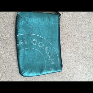 Coach pencil pouch