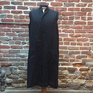 Eskandar linen Shirtsdress