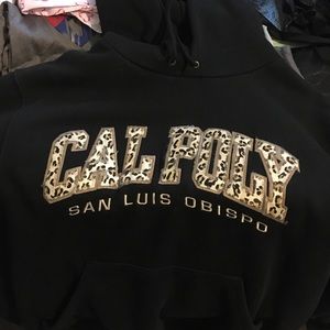 CAL POLY SLO JANSPORT HOODIE w/ CHEETAH EMBROIDERY
