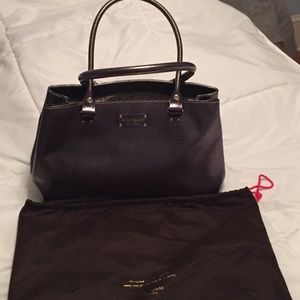 Kate Spade Tote Bag (metallic silver)