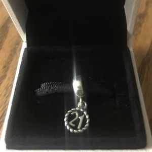 Milestone Birthday 21 Pandora Charm