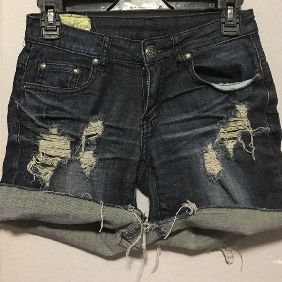 Jean Ripped Shorts