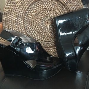 Shiny Black Platforms