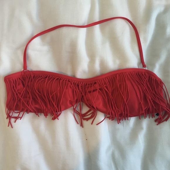 Fringe Bathing Suit Top