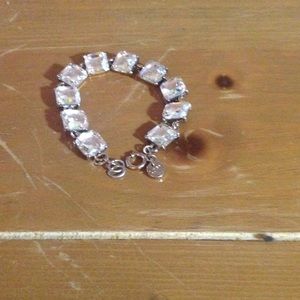 Loft square rhinestone bracelet