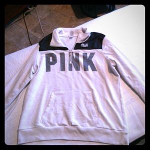 Victoria secret pink sweatshirt! White and black