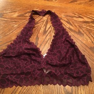 Sold!!! NWT large PINK halter bralette