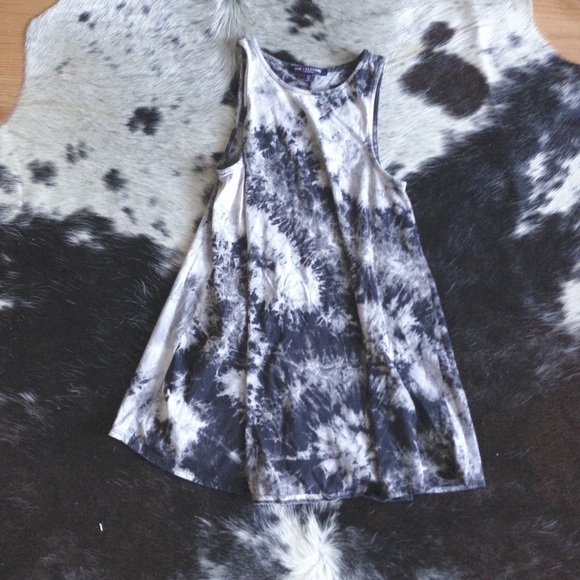 Tie-dyed patterned sundress