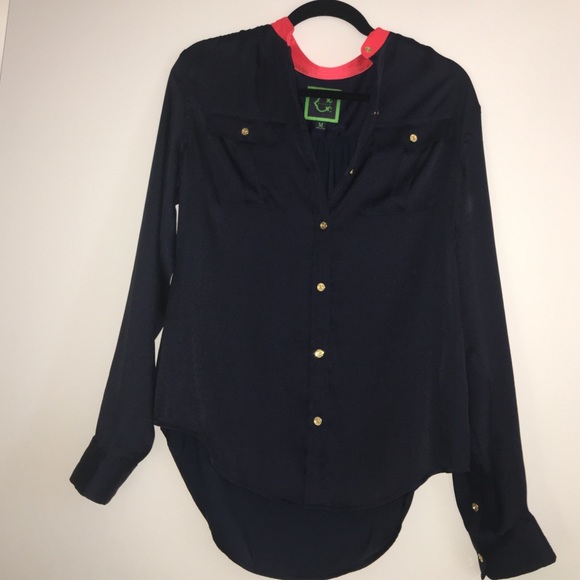 Silk blouse shirt