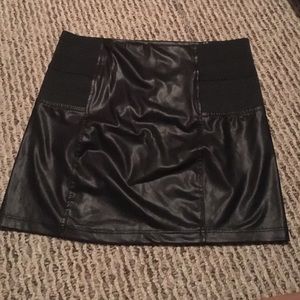 Leather skirt