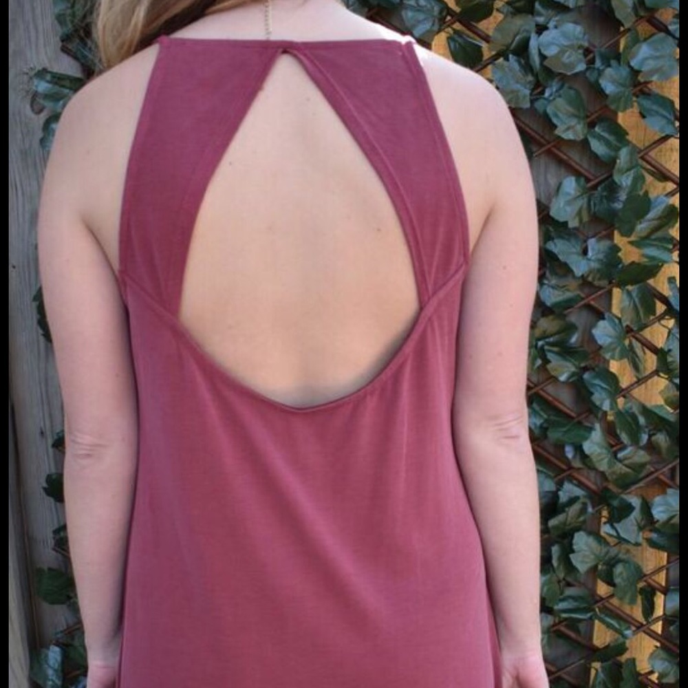 Vintage Rust Dress - Picture 3 of 4