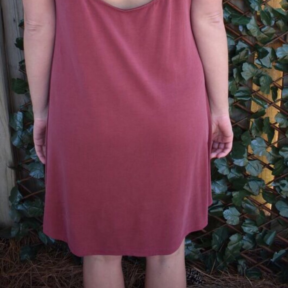 Vintage Rust Dress - Picture 4 of 4
