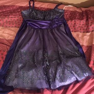 Purple sparkly dress