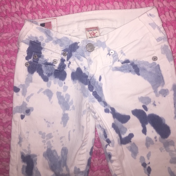 LIMITED EDITION True Religion tye dye skinny jeans - Picture 3 of 5