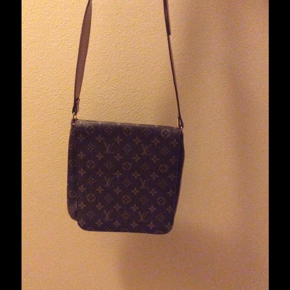 Brown Monogram Shoulder Bag