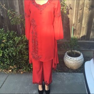 3 piece Traditional Indian outfit (Sharara)