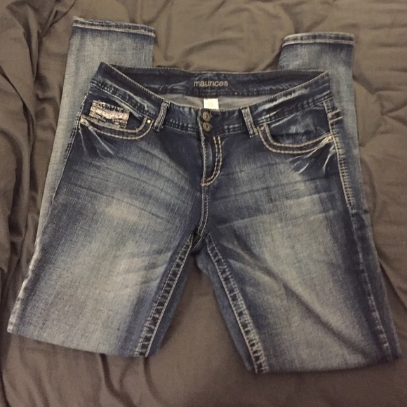 Maurices light wash jeggings
