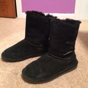 Bearpaw Abigail Suede/Sheepskin Boot