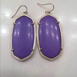 Kendra Scott Danielle earrings light purple