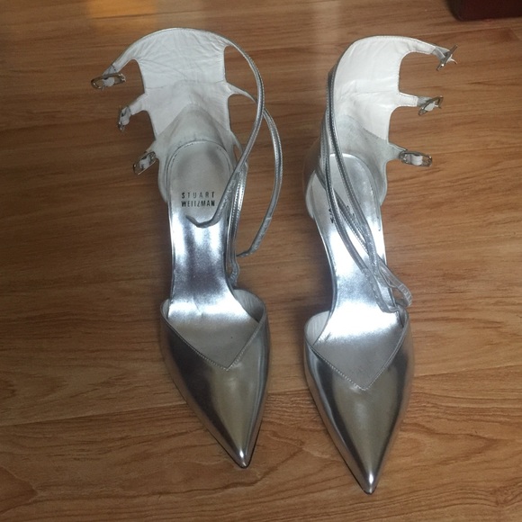 Silver Stuart Weitzman