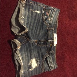 hollister jean shorts