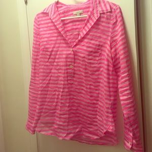 J. Crew pink top