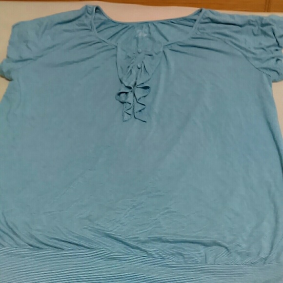 Love this top!  Gathered short sleeves.  22/24
